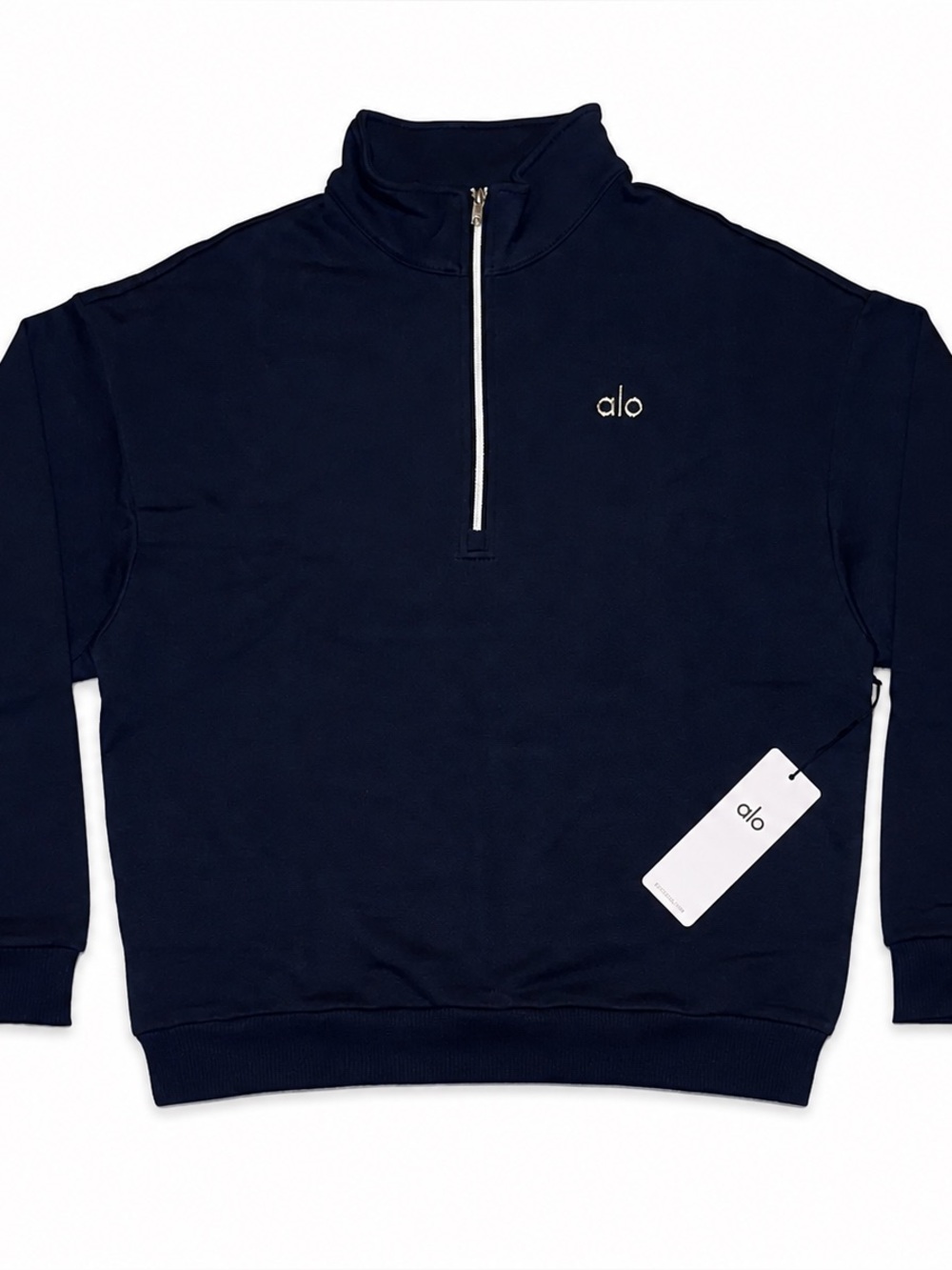 Alo Yoga Accolade Quarter Zip Pullover in Navy - New With Tags